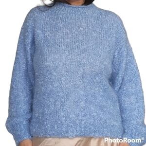 Woof Design Mohair Wool Blend Sweater